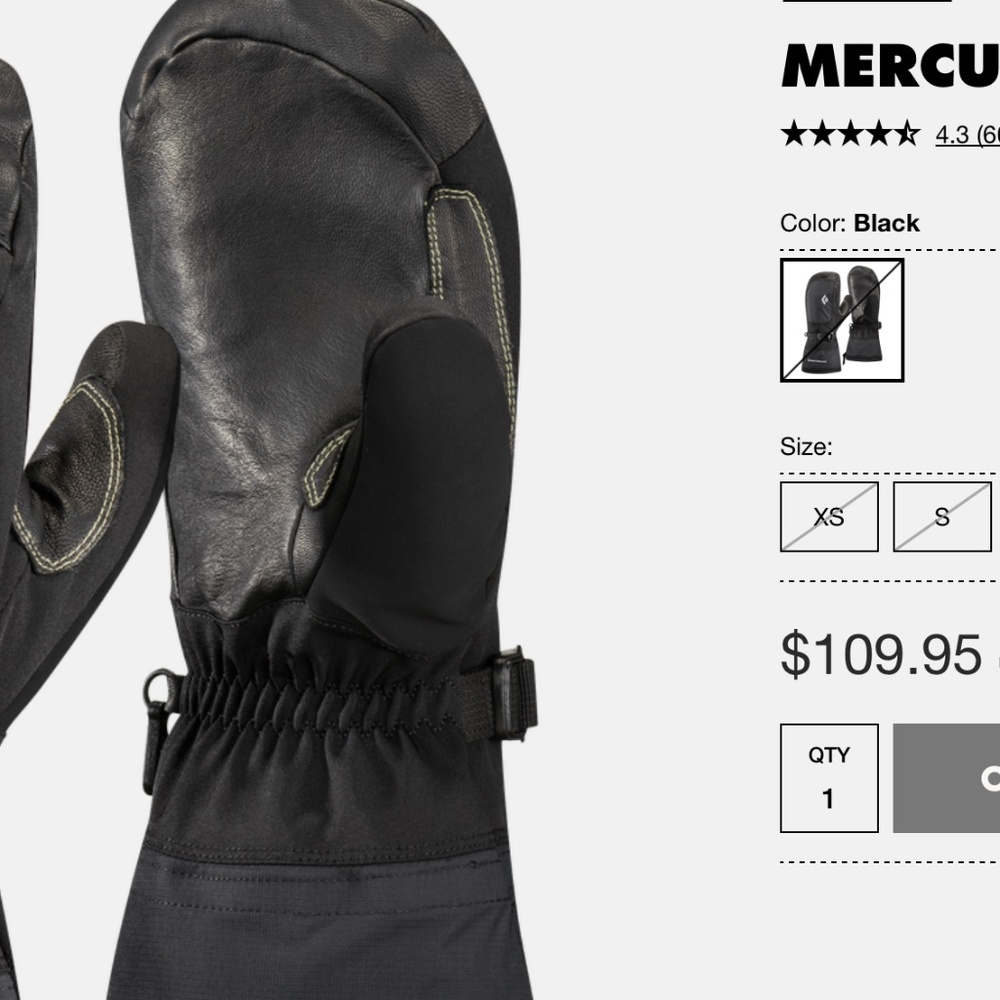 Black Diamond Mittens